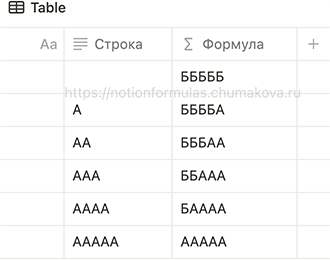 Формула Notion 2.0 «Принцип работы padStart»