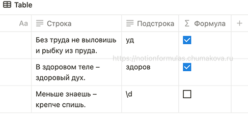 Формула Notion 2.0 «Принцип работы test»