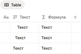 Формула Notion 2.0 «Удаление пробелов до текста и после него»